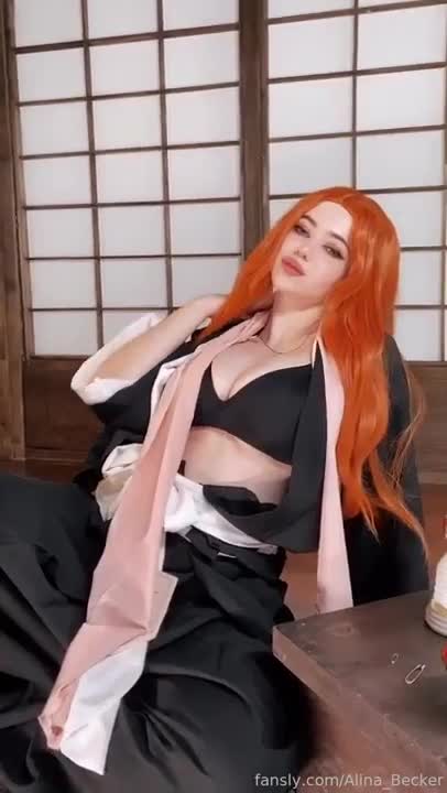 Alina Becker!! Rangiku cosplay – Sexy with erotic body!!