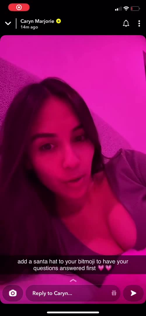 Caryn Marjorie on bed…