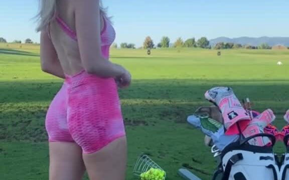 Paige renee sexy in golf…