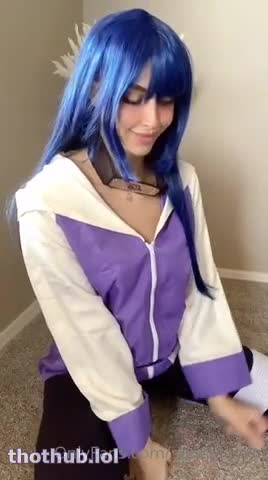 Sunny Ray hinata cosplay!! Masturbation so lewd…