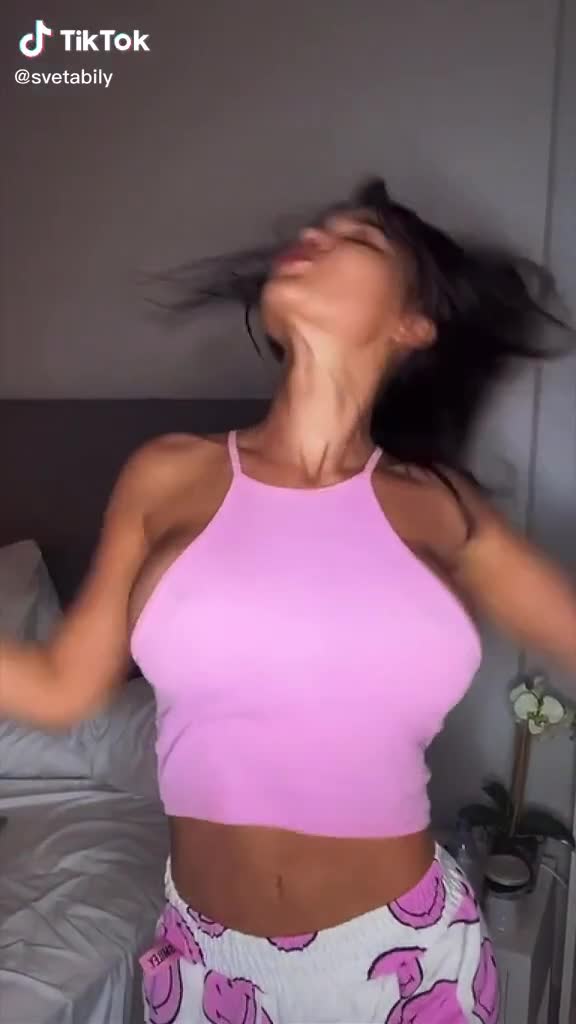 Sveta Bily shaking big boobs…