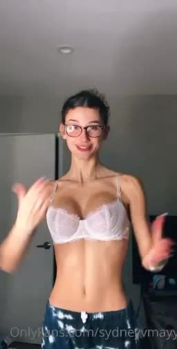 Sydney May!! Sexy in bedroom
