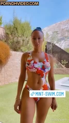 Draya Michele sexy show erotic body outside!!! So hot