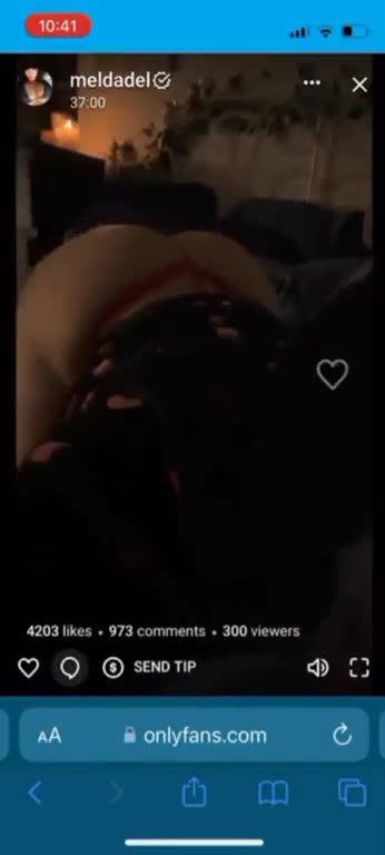 Meldadel twerking big ass on bed!!! New Onlyfans video leaked so hot