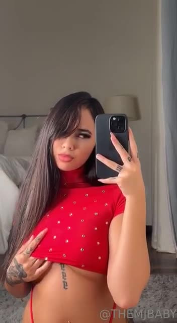 Mjbaby18/Themjbaby naked show big boobs in bedroom!!! So hot