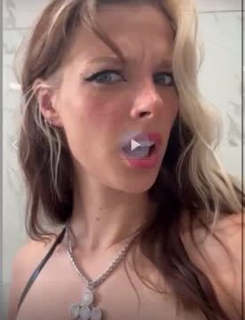 Ashley Matheson/Smashedely Onlyfans leak -naked big boobs in black dress… Omg!!!