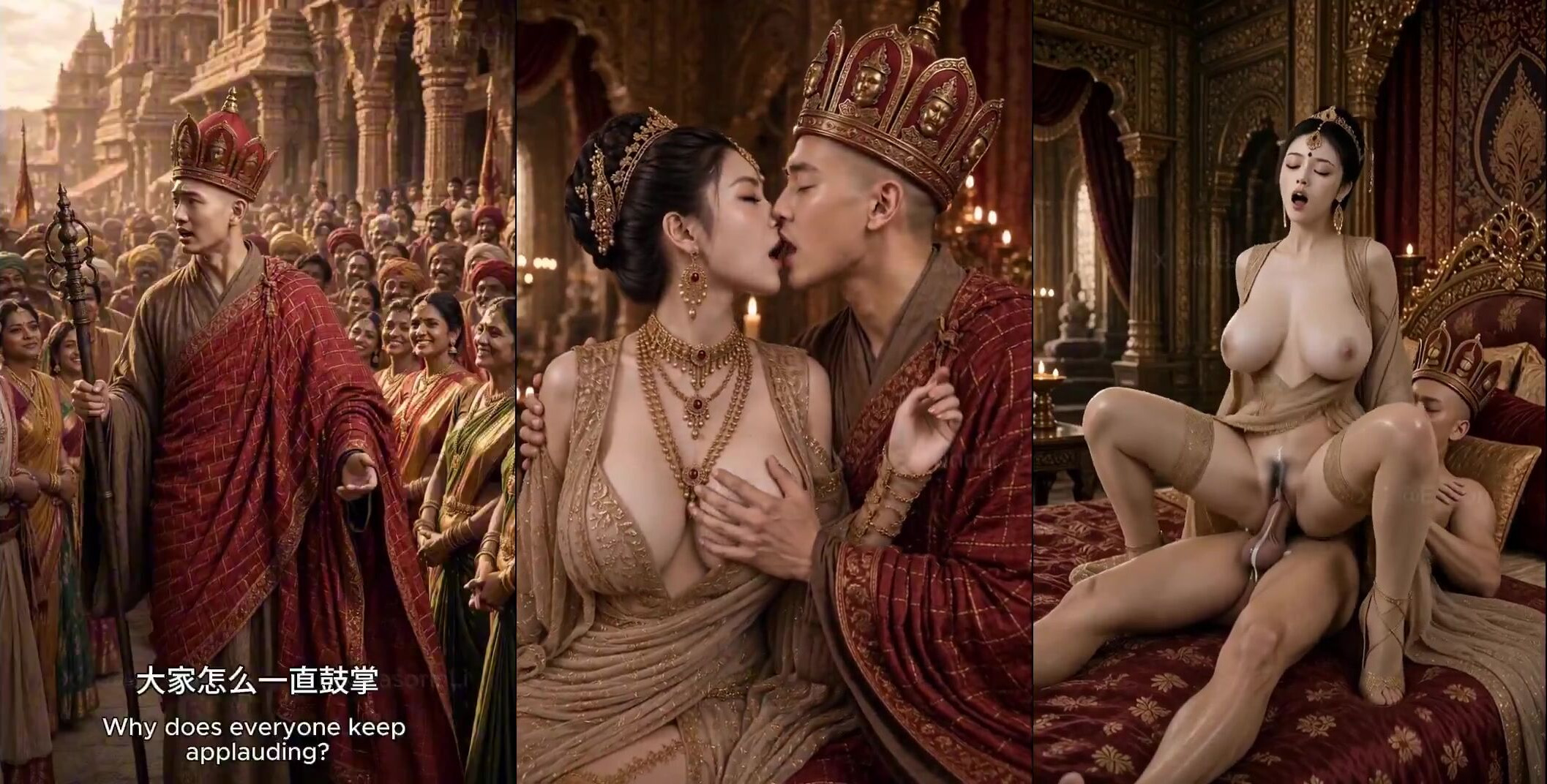 Asian Monkey king Queen Anal sex leaked video
